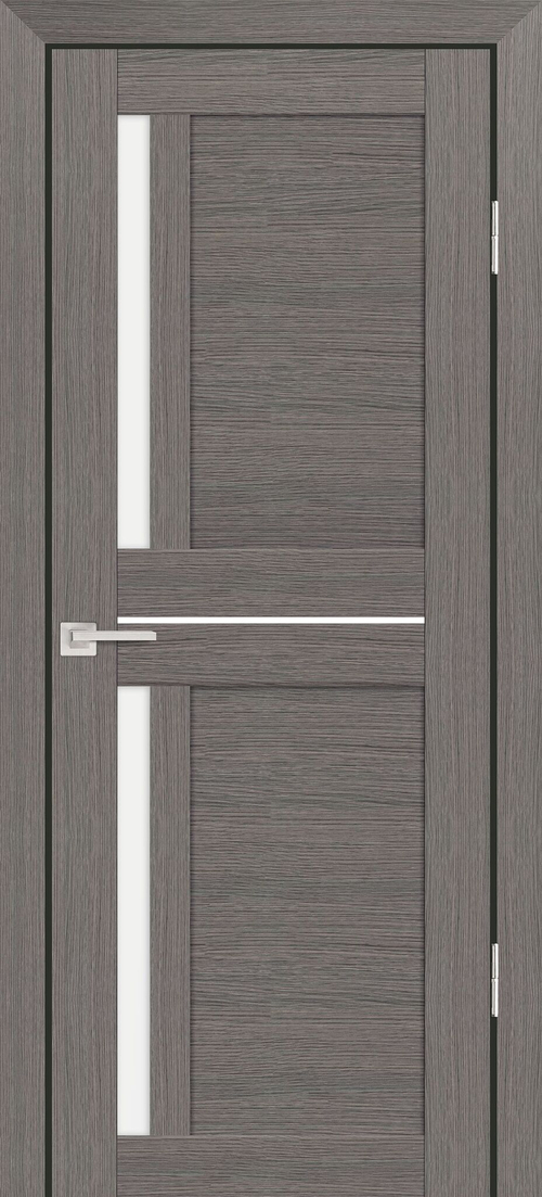 Дверь PS-19 / Цвет Грей Мелинга / белый сатинат / Двери PROFILO PORTE