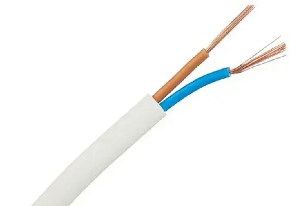 Провод ШВВП 2х0,75 ГОСТ (200м), белый NKZ–A0U1Т08XN2S0.75L
