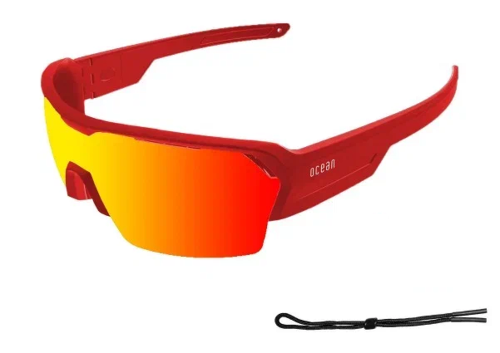 Спортивные очки OCEAN Race Matt Orange / Revo Orange Polarized lenses