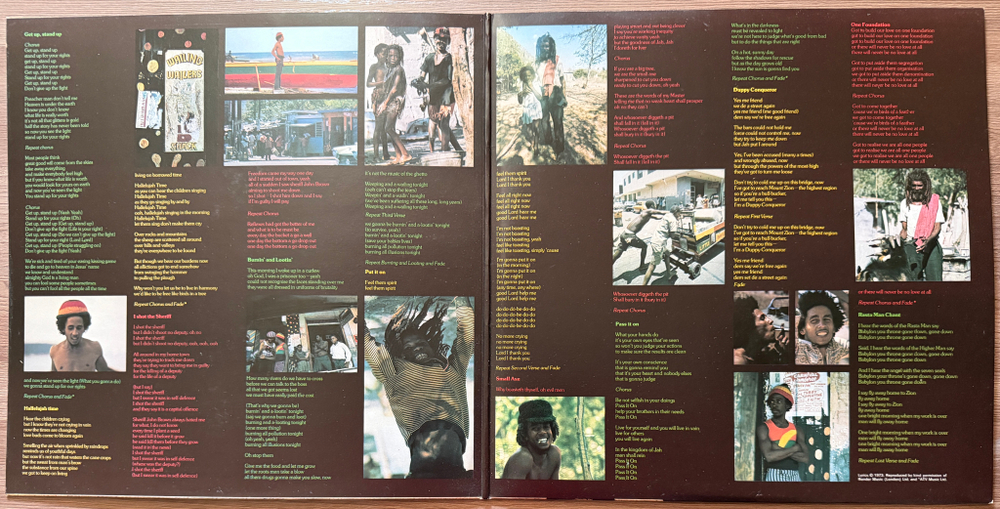 The Wailers ‎– Burnin (Англия 1977г.)
