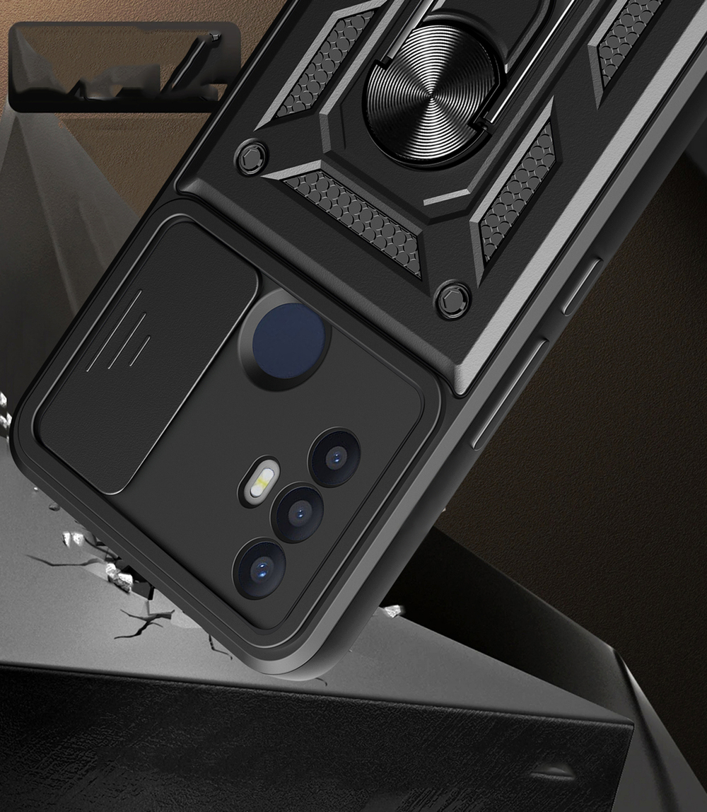 Чехол с кольцом Bumper Case для TCL 30 SE/305/306