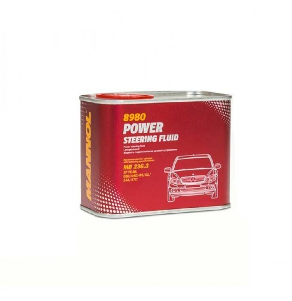MANNOL Power Steering Fluid 8980 Жидкость ГУР 0,5л