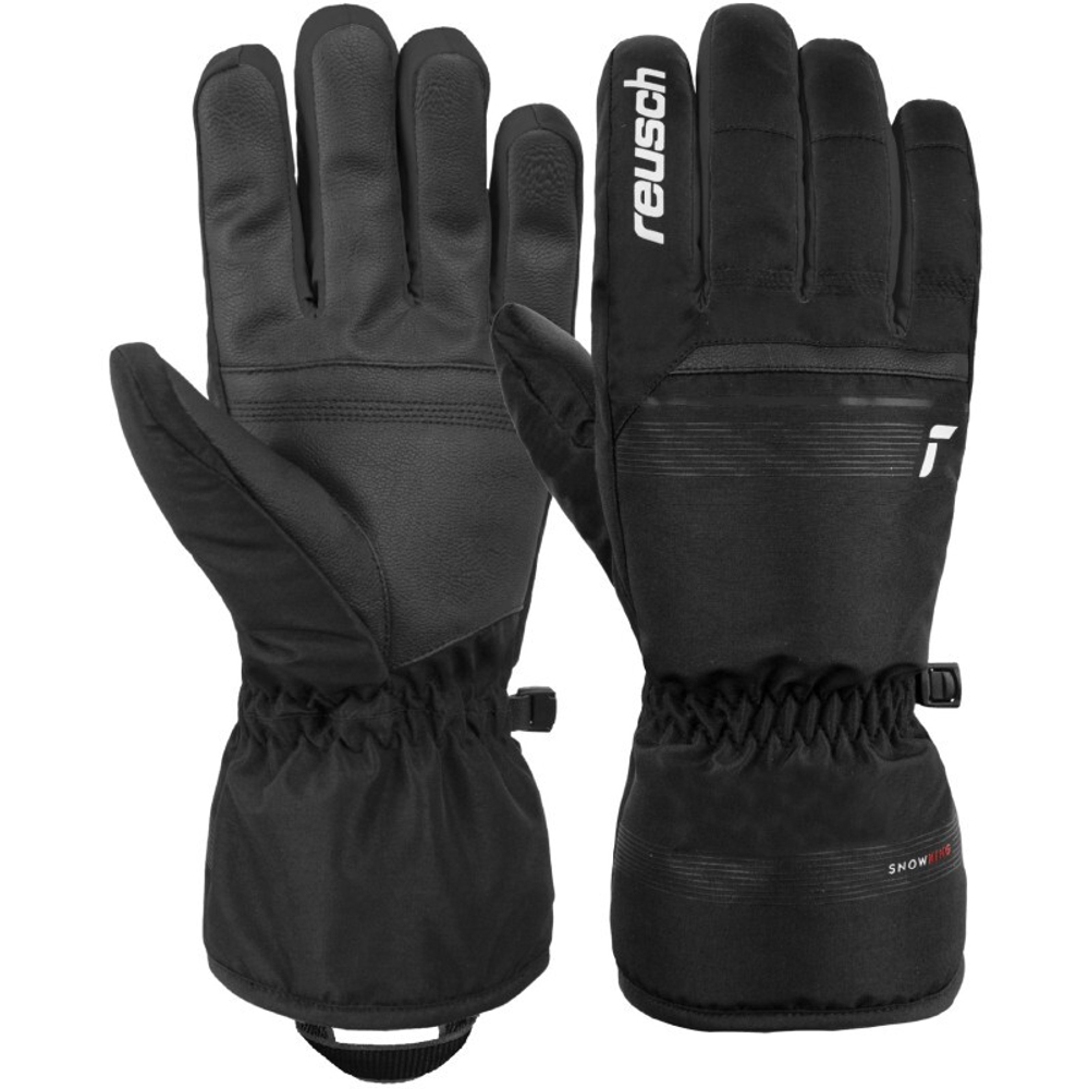 Перчатки горнолыжные REUSCH Snow King Black/White (inch (дюйм):9)