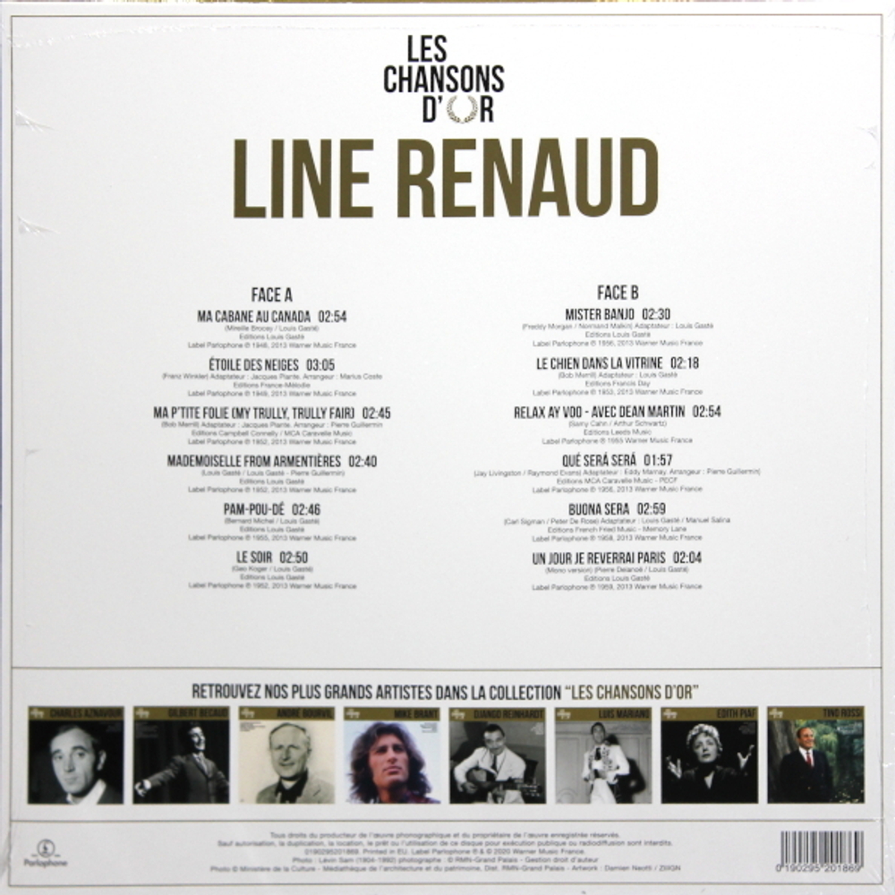 Line Renaud / Les Chansons D'or (LP)