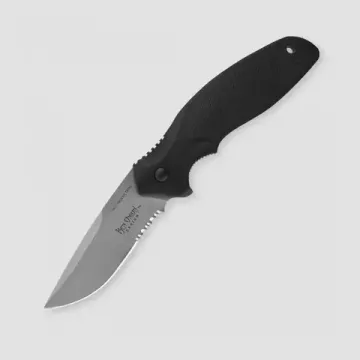 Складной нож CRKT Shenanigan Z Combo Edge CR/K480KKS c клинком из стали AUS-8, рукоять GRN