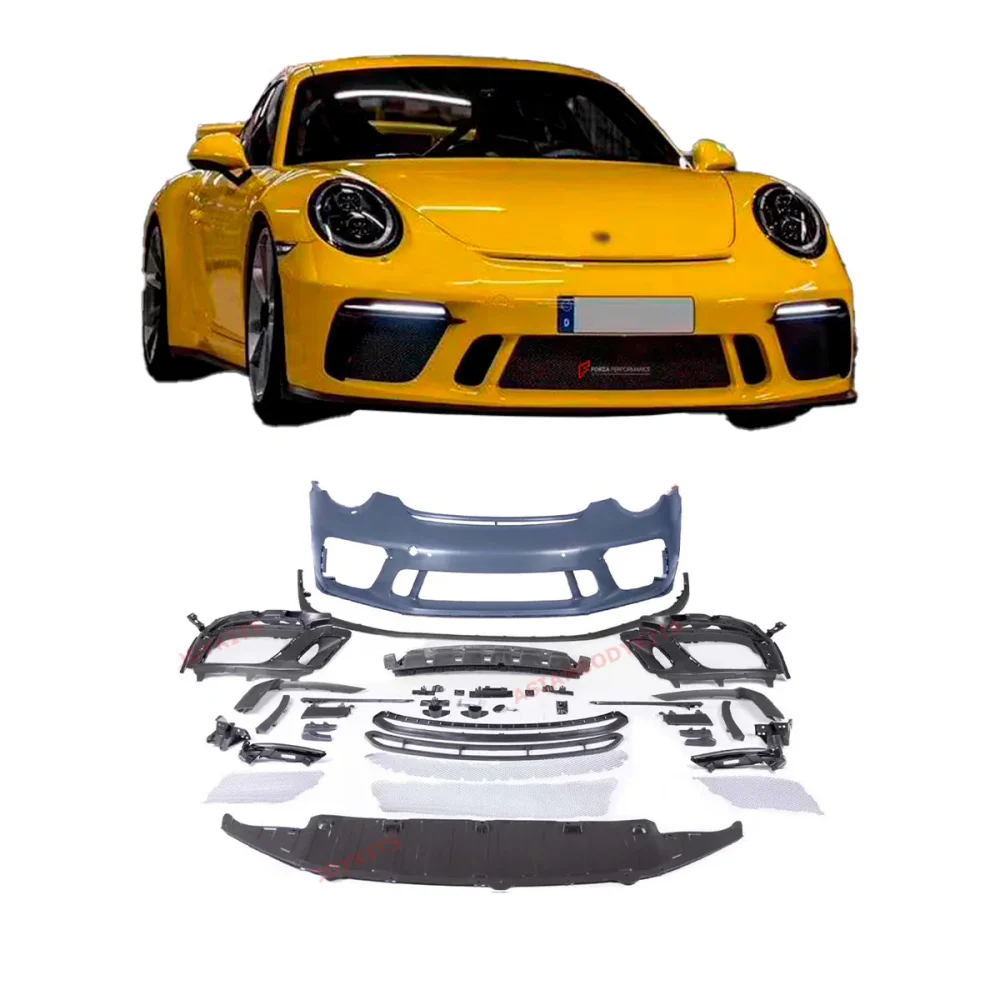 Передний бампер в стиле GT3 для PORSCHE 911 991.1 / 991.2 CARRERA S 2011–2020