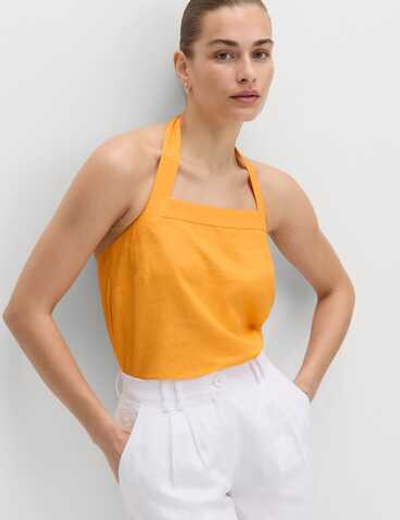 Блузка с воротником-халтером - Marks & Spencer