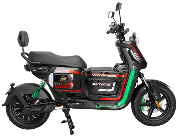 Электроскутер MAIKAOLIN U2 PRO 1500W (60V/80Ah) - Чёрный фото №5