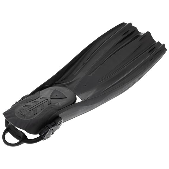 Ласты с открытой пяткой Marlin Scuba (Elastic Bungee Strap) черные