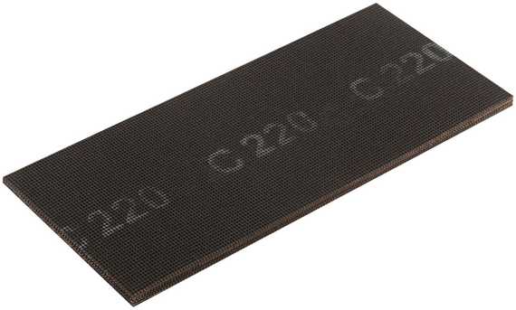 Сетки шлифовальные 120x280 мм, нейлоновая основа, 10 шт, Р220 FIT 38298