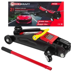 Домкрат подкатной гидравлический 2 т (h min - 135мм, h max - 330мм) FORCEKRAFT FK-TR15005