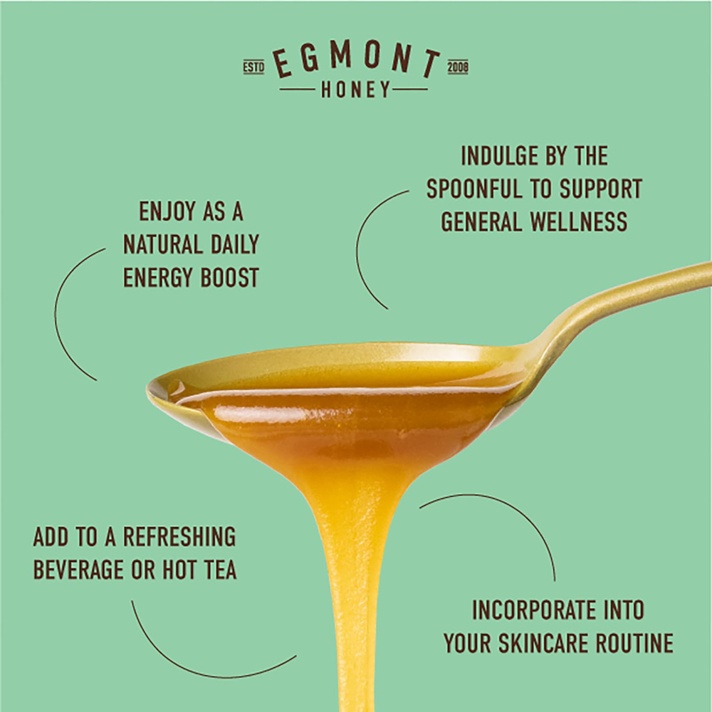 Egmont Honey, Мед манука, необработанный и непастеризованный, UMF ™ 10+, MGO 265+, 250 г (8,8 унции)