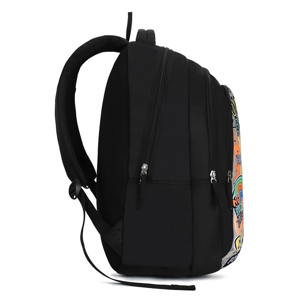 Рюкзак Safari Genie Cool DLX 19 SB Black, 48*33*23 см, 38л, 650 гр., 3отд., мини-косметичка