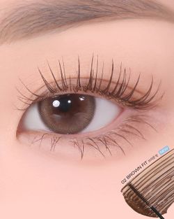 BBIA Водостойкая тушь для ресниц Never Die Mascara Slim 02 Brown Fit