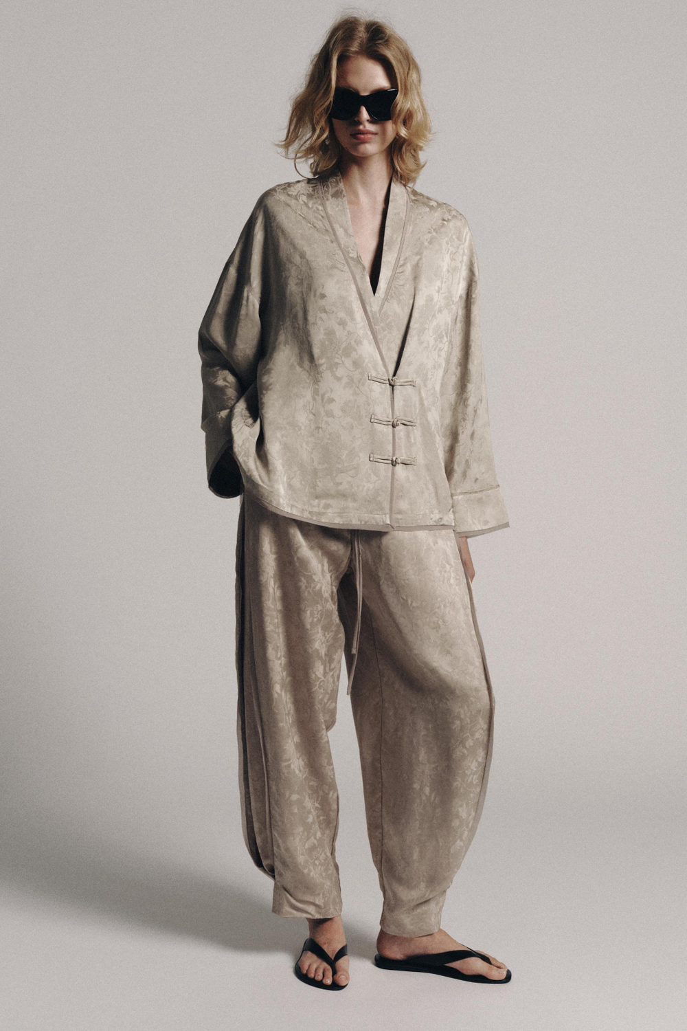 ЖАККАРДОВЫЕ БРЮКИ — ZW COLLECTION — ZARA