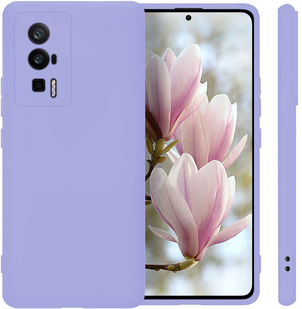 Мягкий Soft Touch чехол из силикона для XIAOMI POCO F5 PRO и REDMI K60 PRO с бархатной подкладкой