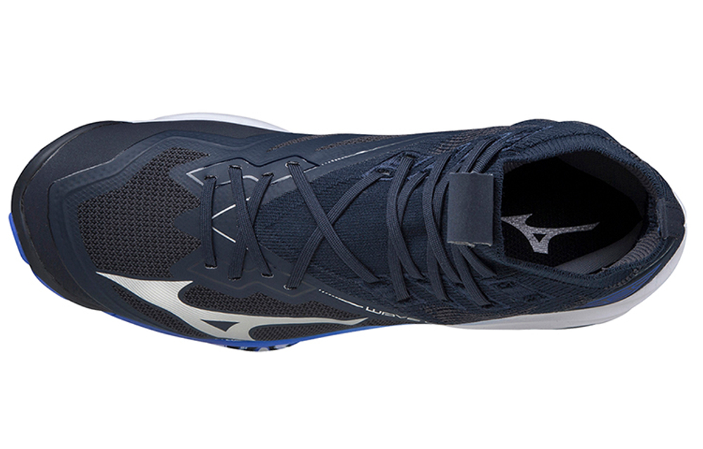 Mizuno Wave Lightning Collection Textile, Synthetic Leather Casual Slip Resistant, Abrasion Resistant, Breathable