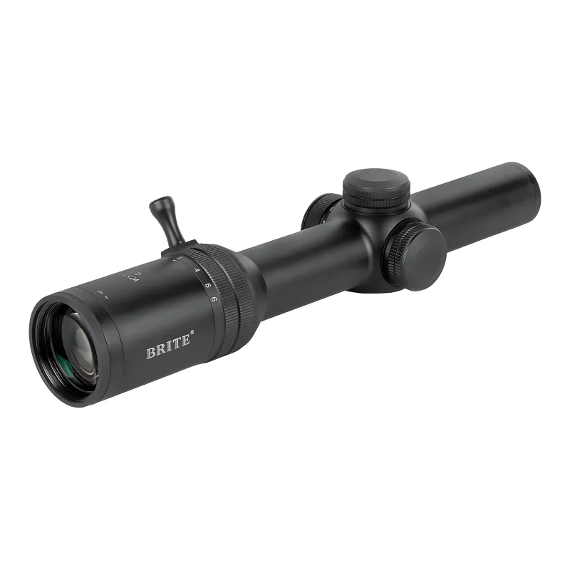 Прицел оптический BRITE LPVO 1-6X24 IFR - вид со стороны окуляра без креплений