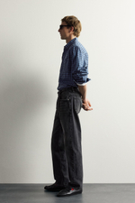 РУБАШКА В КЛЕТКУ TWILL X AARON LEVINE X ZARA — ZARA