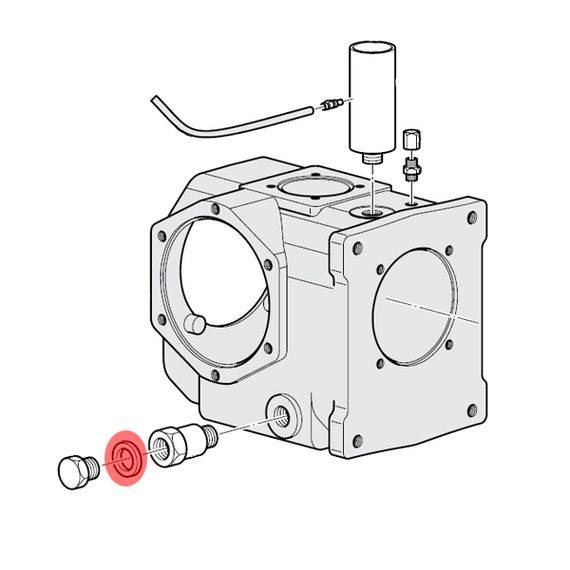 Уплотнение Coltri 1/4" MCH #1.4