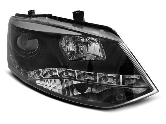 Передие фары VW Polo 6R drl black