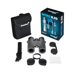 Бинокль Levenhuk Nitro 8x32 с аксессуарами и коробкой
