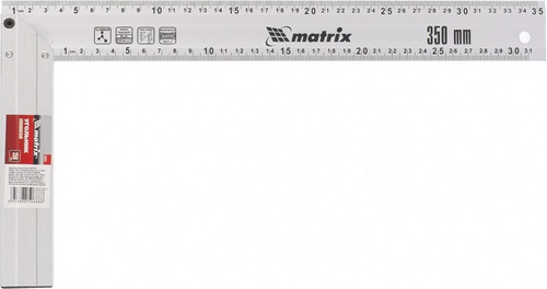 32473 Угольник, 350 мм, алюминиевый, литой  Matrix