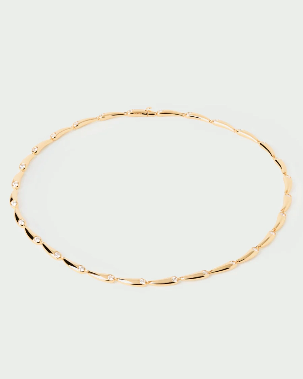 Колье Caramelle серебро 925 пробы покрытое золотом