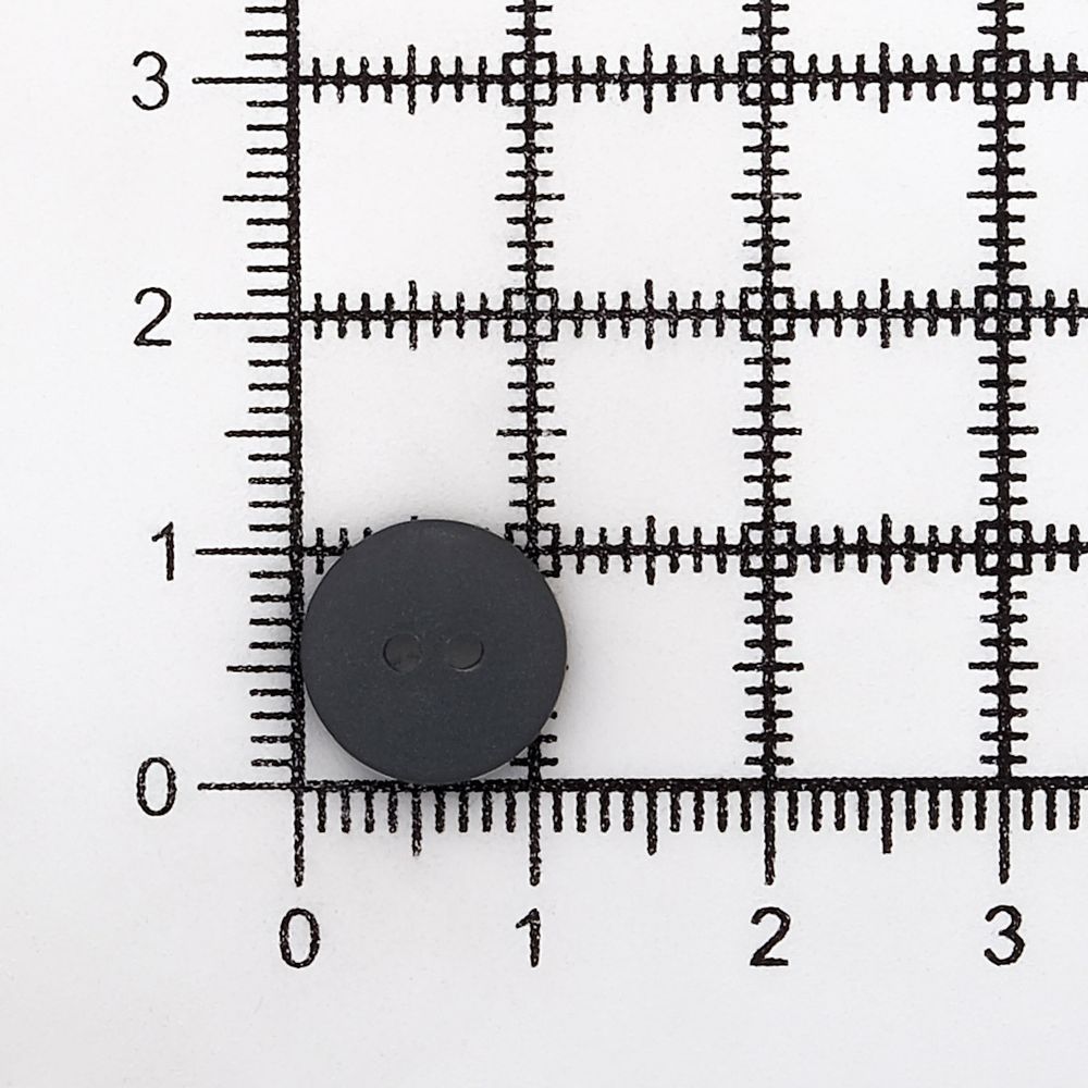 Пуговицы 2 прокола 18L=11 мм, пластик (Black (черный)), CR-K18M, 144 шт