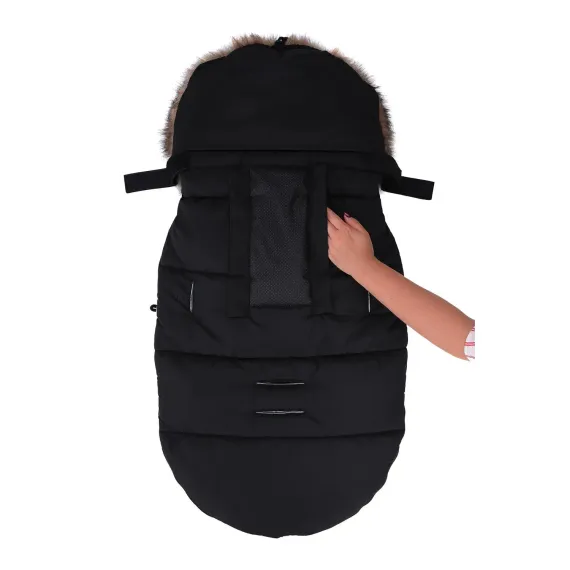 Зимний конверт CottonMoose Moose Footmuff Shine Silver