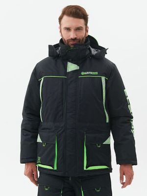 Костюм зимний Elbrus ткань Hit Membrane цвет Черный/Лайм