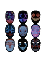 Умная карнавальная маска с LED экраном для лица Cyber face