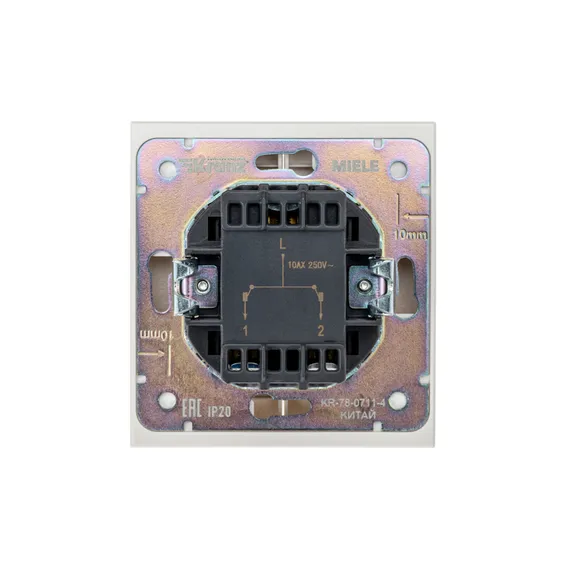 Выключатель для жалюзи KRANZ Miele Strong Жемчуг KR-78-0711-4