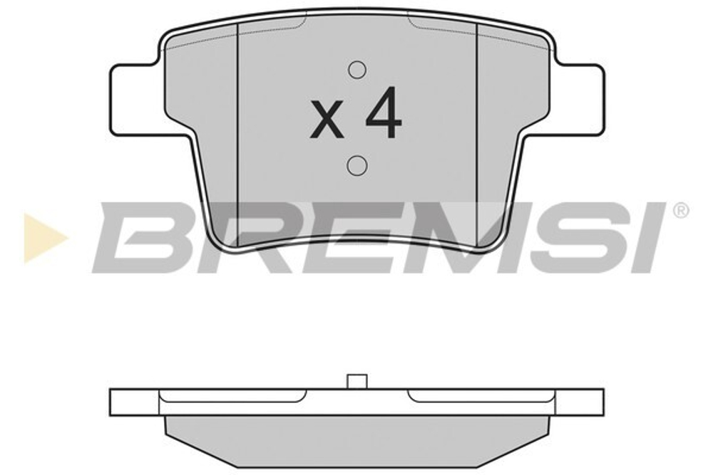 BREMSI - BP3266-BMS - Brake Pad Set, disc brake