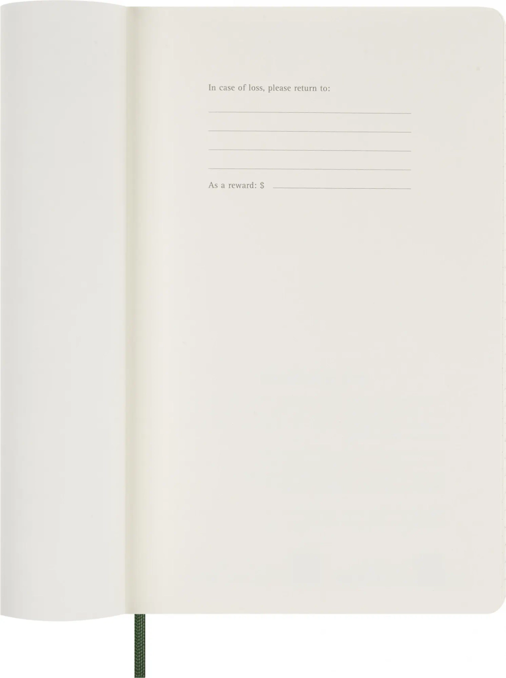 Еженедельник Moleskine Classic Soft (DSK1512WN3) 13х21см мягкая обложка зеленый