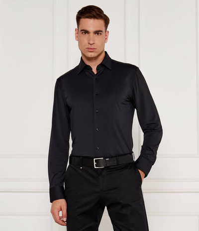 Рубашка P-HANK-kent-C1-222 BOSS BLACK - черный(50490393)