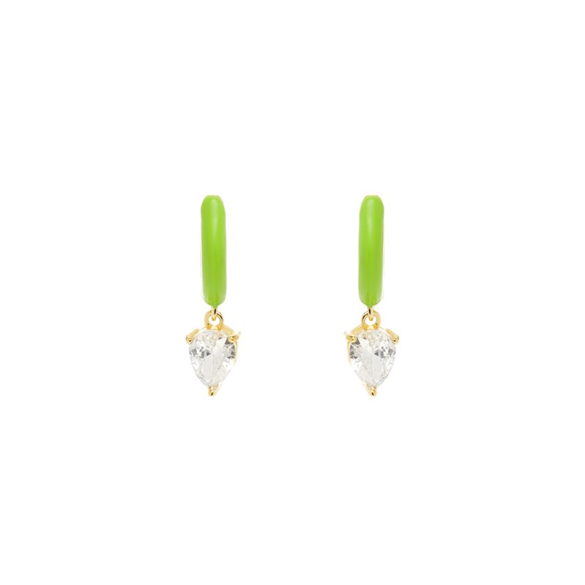 Серьги Неоновые Ночи – Зелёные