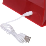 Сувенир с подсветкой «Елочка нарядная» 16.6*8.6*23 см, микс (питание от USB и батареек)