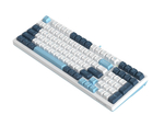 Игровая клавиатура A4Tech Fstyler FS300 механическая бело-синяя RGB USB
