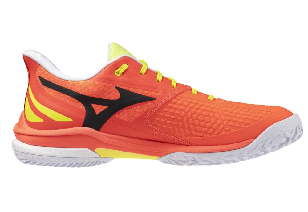 Мужские кросовки для Padel Mizuno Wave Exceed Tour 7 Padel - lava orange/black oyster/yellow jasper