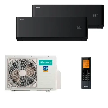 Мульти сплит-система Hisense на 2 комнаты (20+20 кв.м.) VIBE PRO CARBON