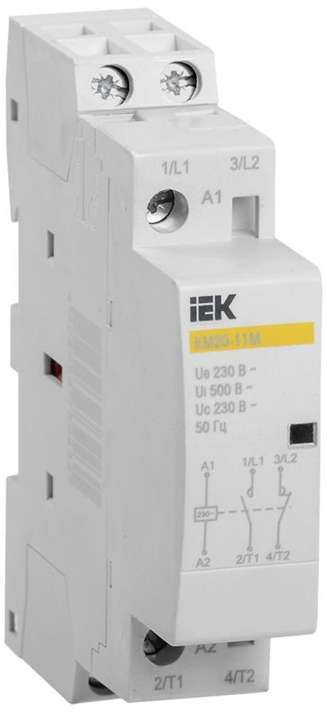 Контактор модульный КМ20-11М AC IEK Контактор модульный КМ20-11М AC IEK