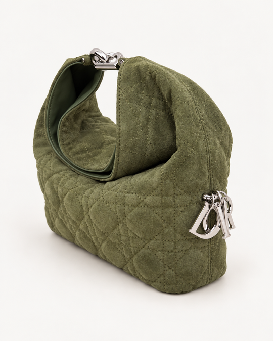 Женская сумка Dior Toujours Hobo — оливковая, 22,5 см