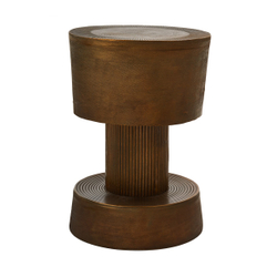 Приставной столик Bolt antique brass
