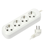 Удлинитель бытовой 4 гн, 5 м, ПВС, 3х1 мм2, с/з, Smartbuy, SBE-16-4-05-Z