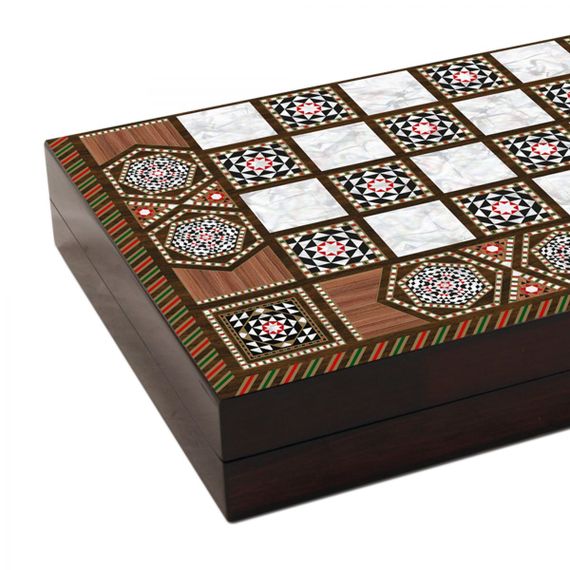 MASSIVE PEARL BACKGAMMON Large
