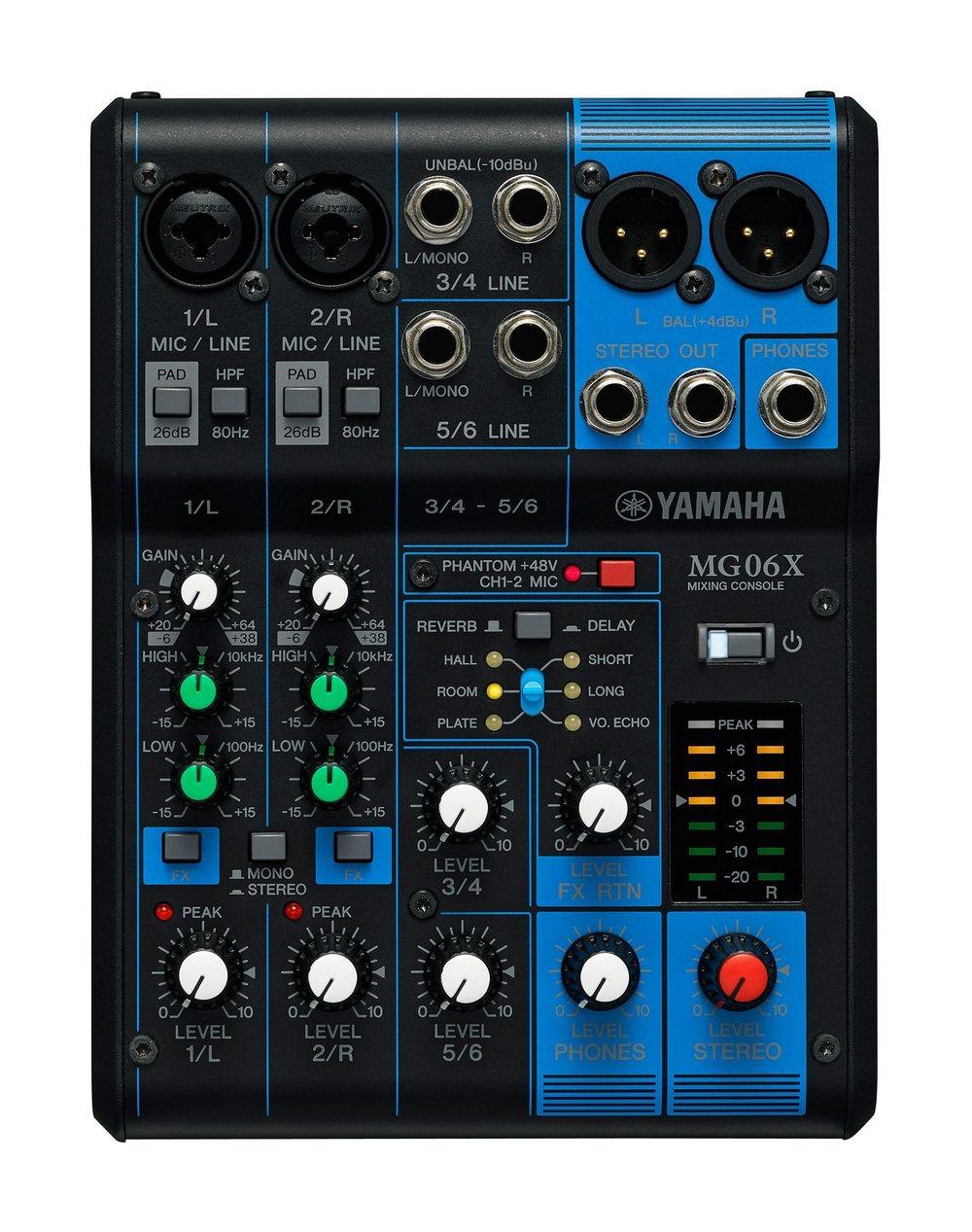 Yamaha MG06X микшерный пульт с процессором эффектов