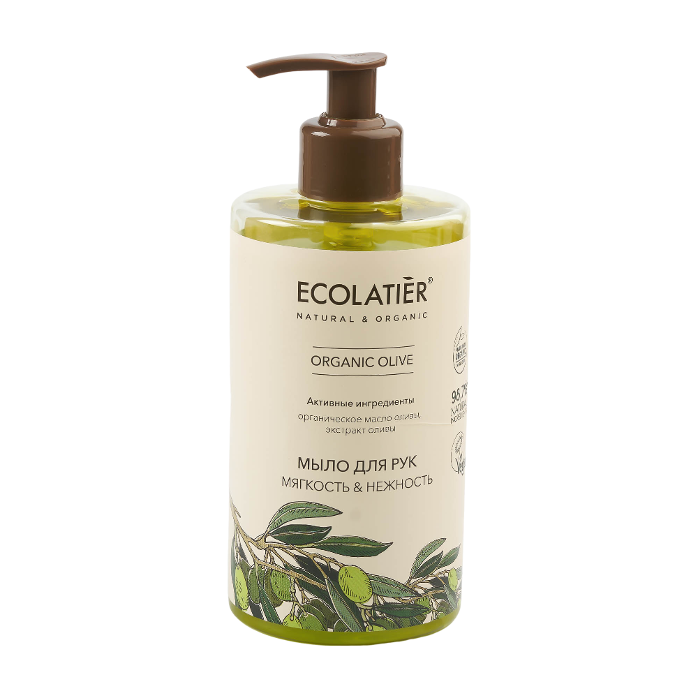 Мыло для рук Мягкость и Нежность ORGANIC OLIVE 460мл (ECOLATIER)
