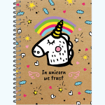 Блокнот-скетчбук SKETCHBOOK А5 с жесткой обложкой 60л. "Funny Doodle"