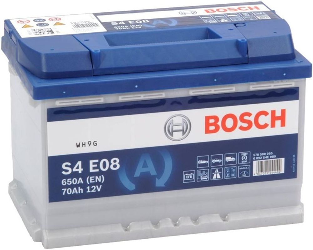 BOSCH S4 EFB 6CT- 70 аккумулятор BOSCH S4 EFB 6CT- 70 аккумулятор